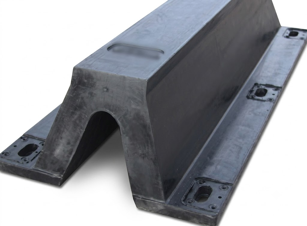 Rubber arch marine fender accessory
