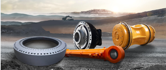 Certified industrial spare parts at a mining site